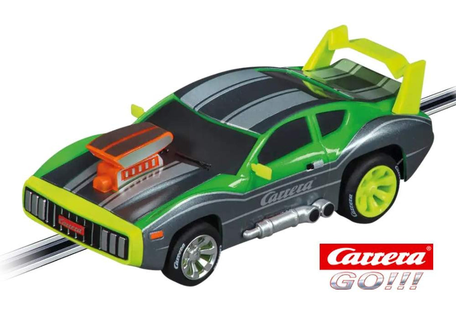 Coche Carrera Go Muscle Car green