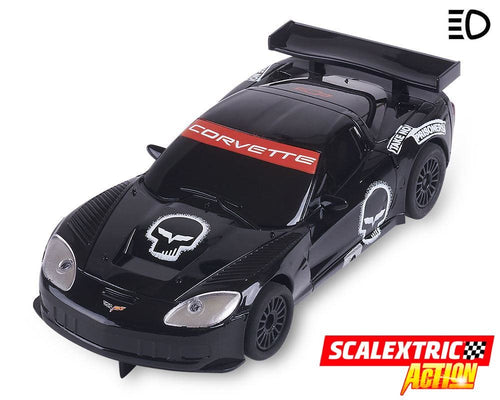 Coche de Scalextric Action Corvette C6R Black