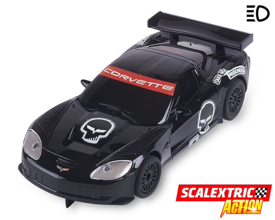 Coche de Scalextric Action Corvette C6R Black
