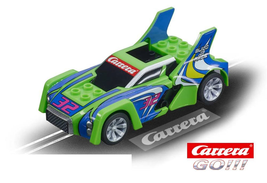 Race Car Go Build n Race Green Car
