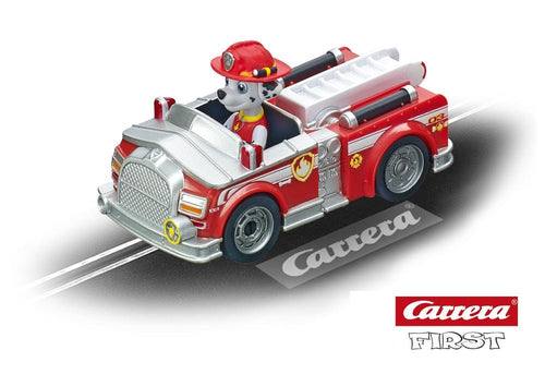 Primeiro carro de corrida Paw Patrol Marshall