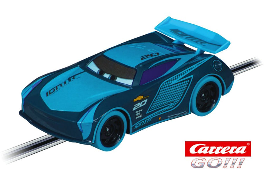 Coche Carrera Go Disney Pixar Cars Jackson Storm Glow Racer