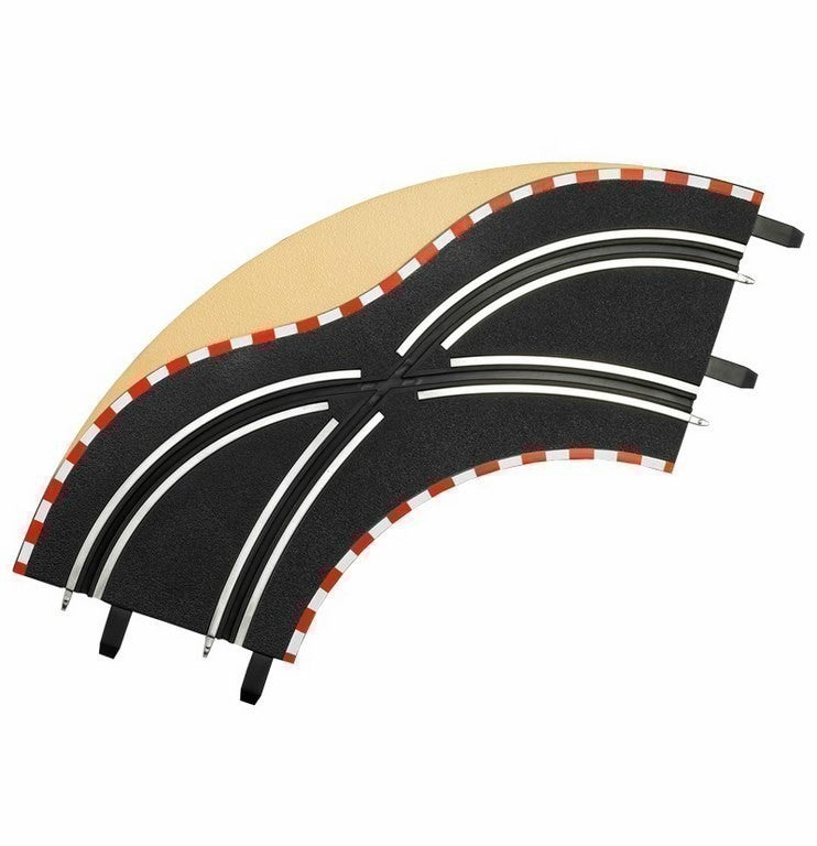 Mudança de faixa na curva 1/90 ° 2ud Carrera Go