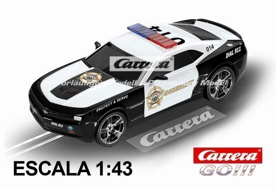 Carro de corrida vai Chevrolet Camaro Sheriff