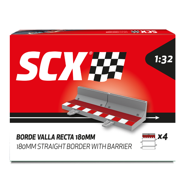 Borde Valla Recta 180mm