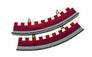 Randstreifen mit Leitplanke Standardkurve Universal (2 St.) Scalextric Universal