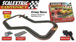 Scalextric Compact Crazy Race CC19XDL slot car set
