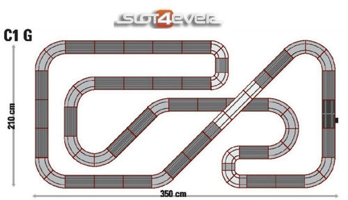 Pacote de Expansão de Circuito Scalextric Universal C1G