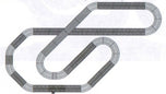 Scalextric Universal C3B Rennbahn-Erweiterungspack