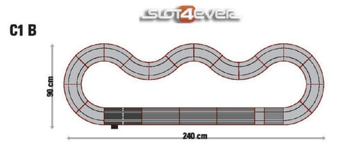 Pacote de expansão de circuito C1B universal Scalextric
