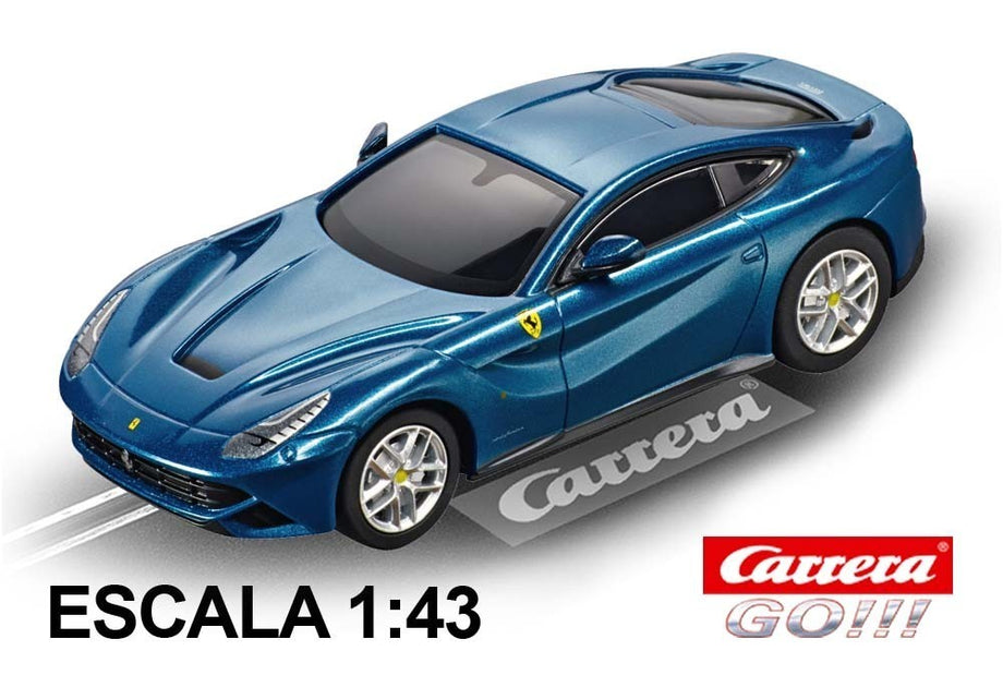 Carro de corrida azul Go Ferrari F12 Berlinetta