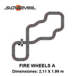 Scalextric Compact Circuit Expanded Fire Wheels A