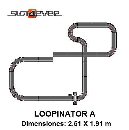 Circuito de Loopinator A Compacto Expandido Scalextric