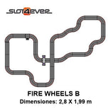 Scalextric Compact Circuit Expanded Fire Wheels B