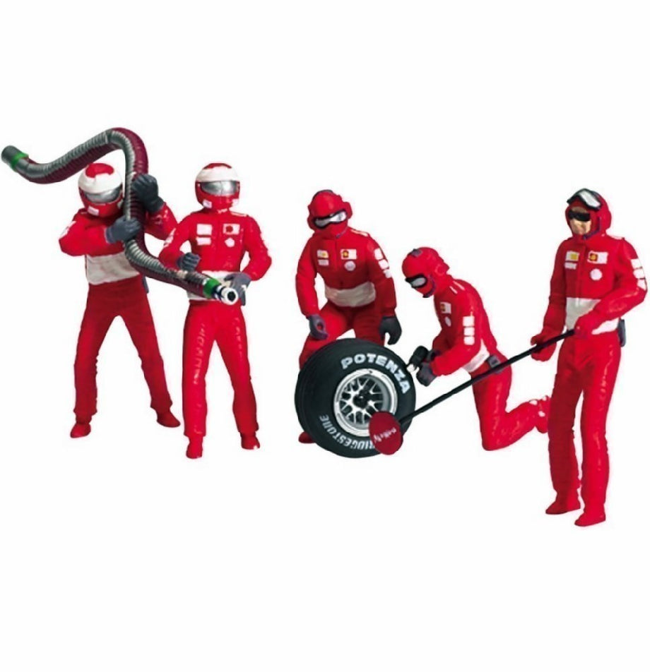 Figuras de decoração mecânica Ferrari 5ud Carrera 132-124