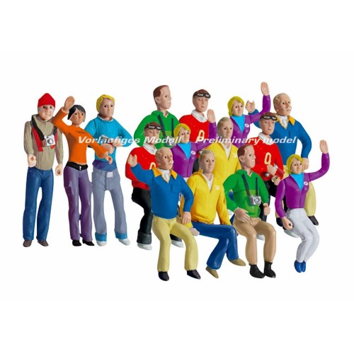 Figuras Decoracion surtido 12 sentadas 3 de pie Carrera 132-124