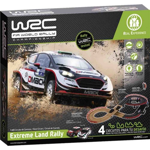 Circuito slot 1:43 WRC Extreme Land Rally