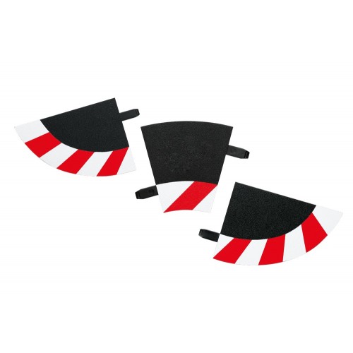 Borde interior curva 1/30 6ud Carrera 132-124