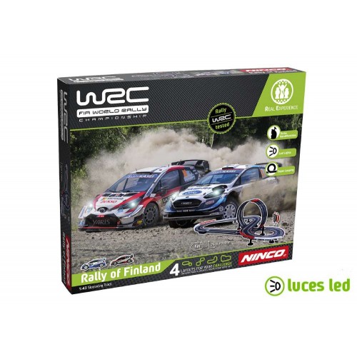 Circuito de slot 1:43 Ninco WRC Rally Finlandia