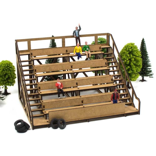 Tribuna grande de decoracion en madera kit de montaje