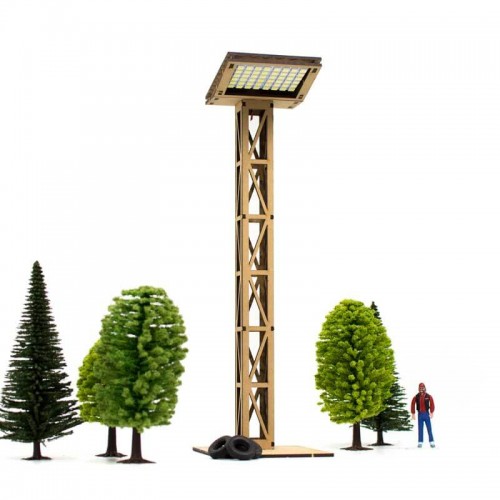 Torre de luces led simple de Madera Circuito de Slot