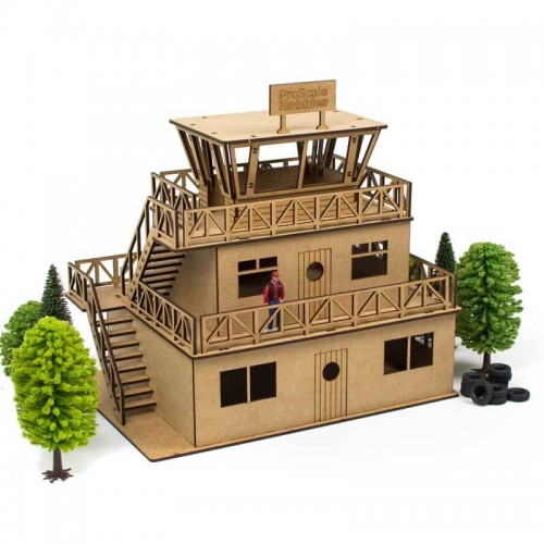 Torre de control de Madera Circuito de Slot