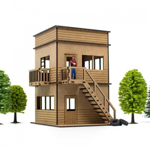 Torre de Prensa de Madera Circuito de Slot