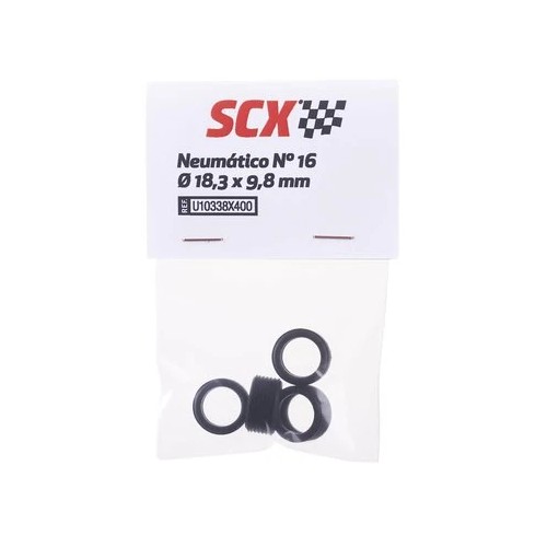 Neumaticos n16 4 ud Diam 18 x 10mm