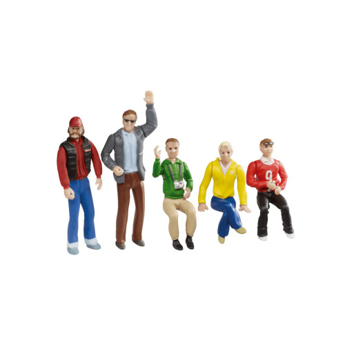 Figuras Decoracion surtido 3 sentadas 2 de pie Carrera 132-124